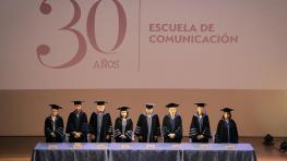 Sesión solemne por los 30 años de la Escuela de Comunicación