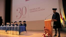 Sesión solemne por los 30 años de la Escuela de Comunicación
